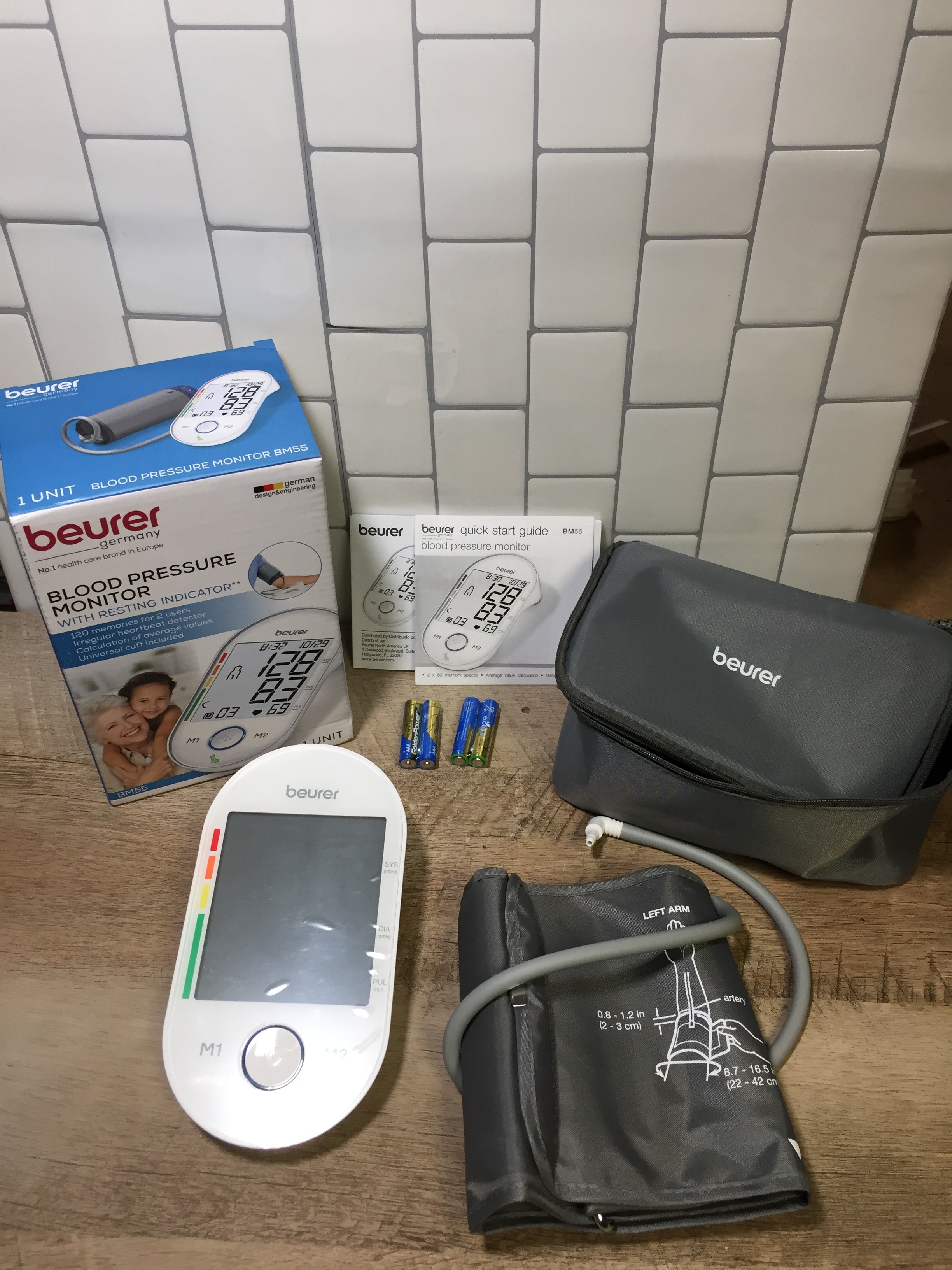 Beurer Upper Arm Blood Pressure Monitor, Automatic & Digital, 2-Users (6988402229431)